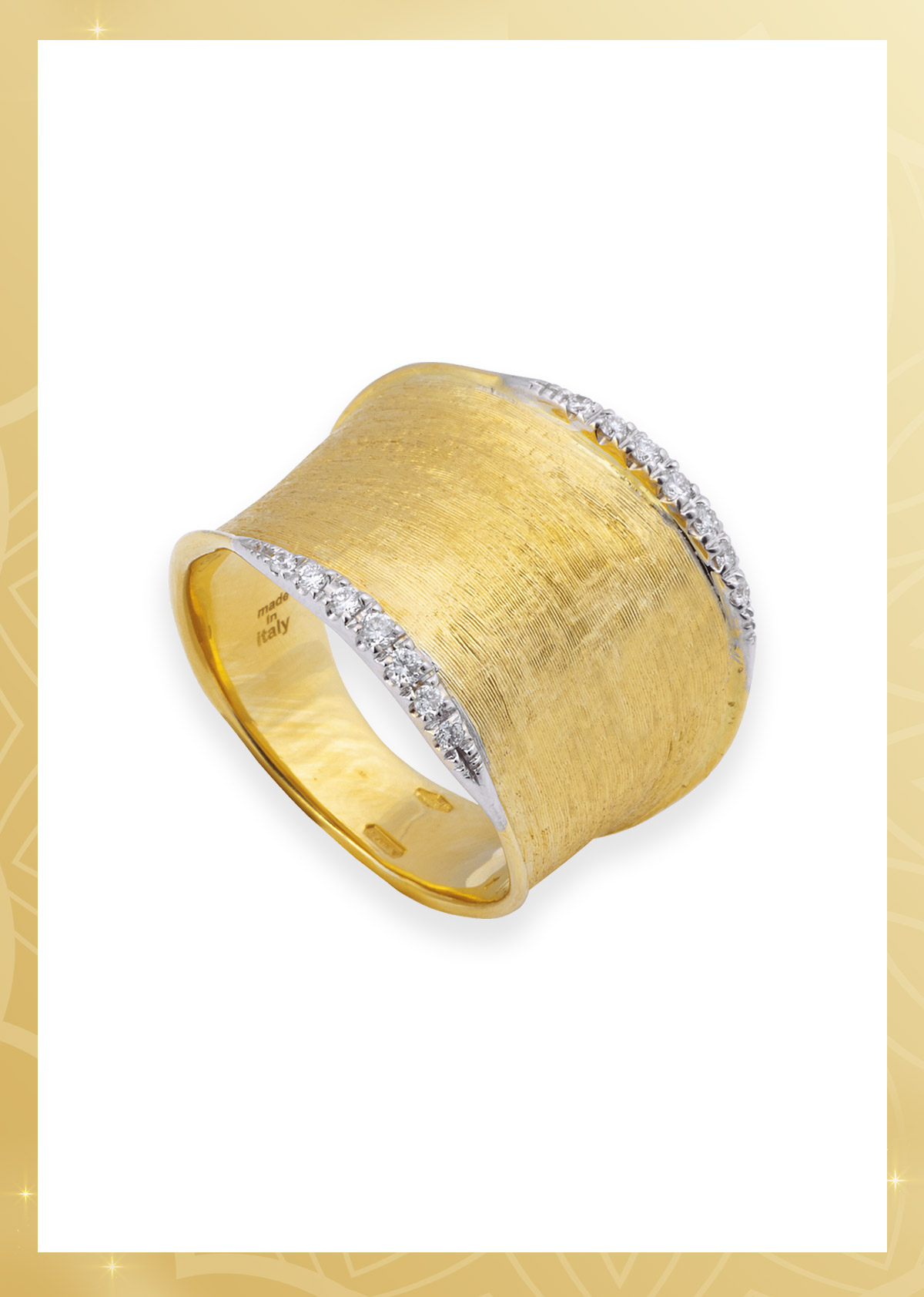 14ct Yellow Gold 1ct Total Diamond Flexi Bangle | Ernest Jones