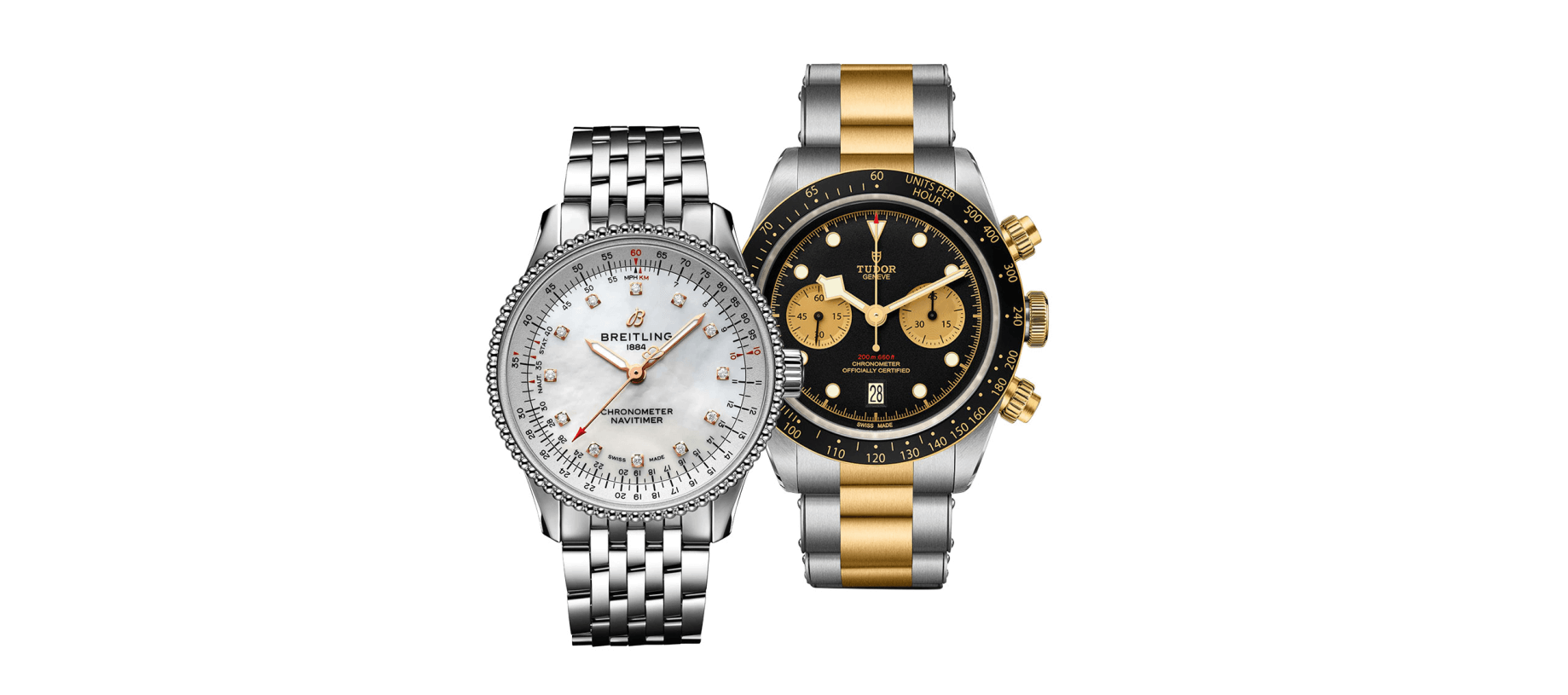Breitling and Tudor Watches
