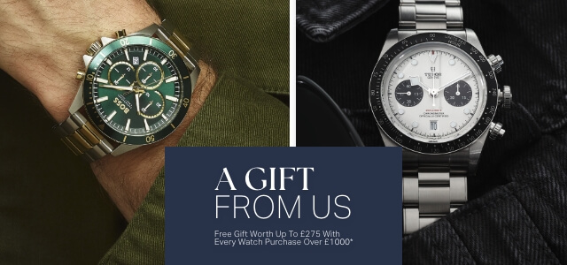 Free gift card when you spend on watches