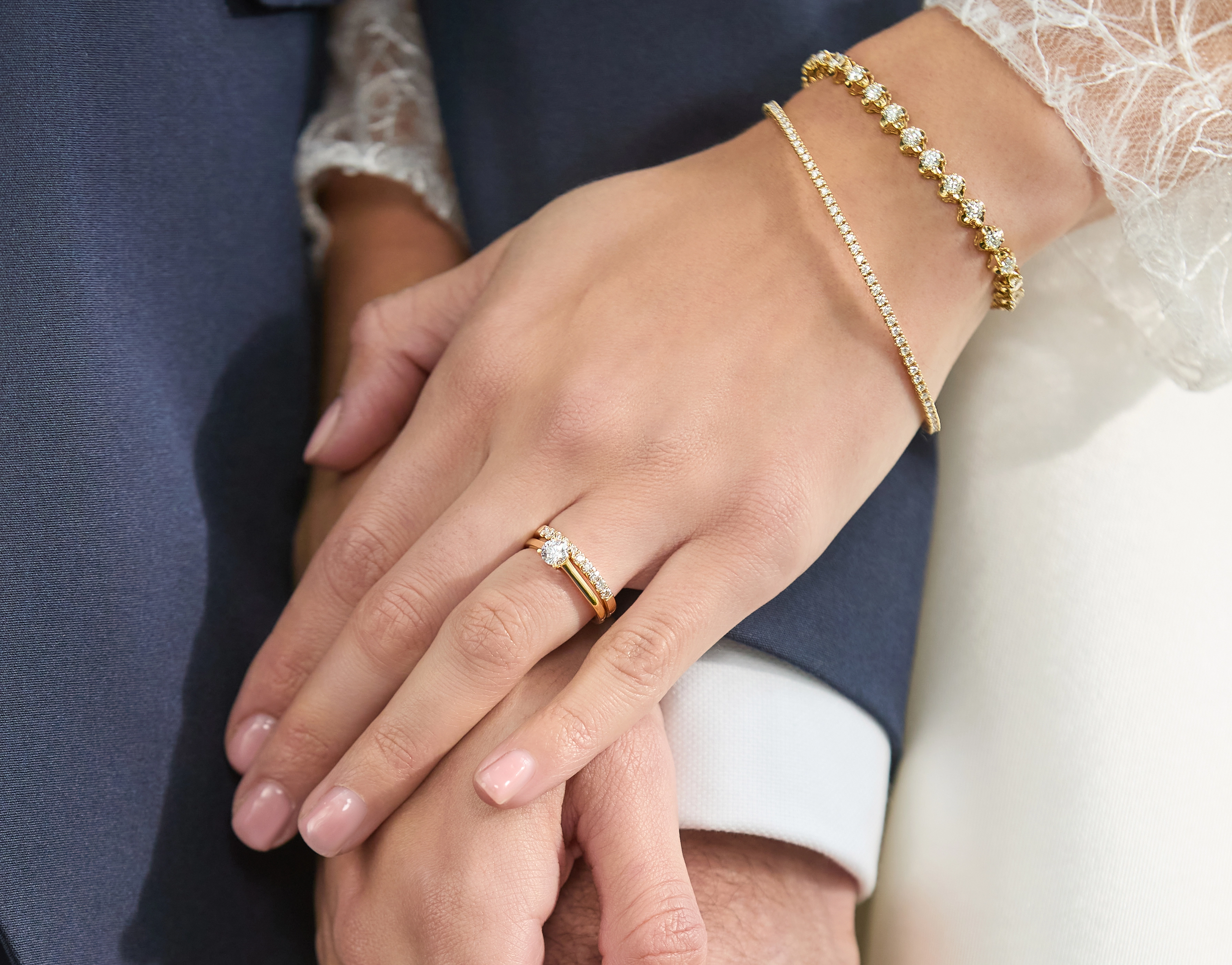 Ernest jones wedding ring set on sale