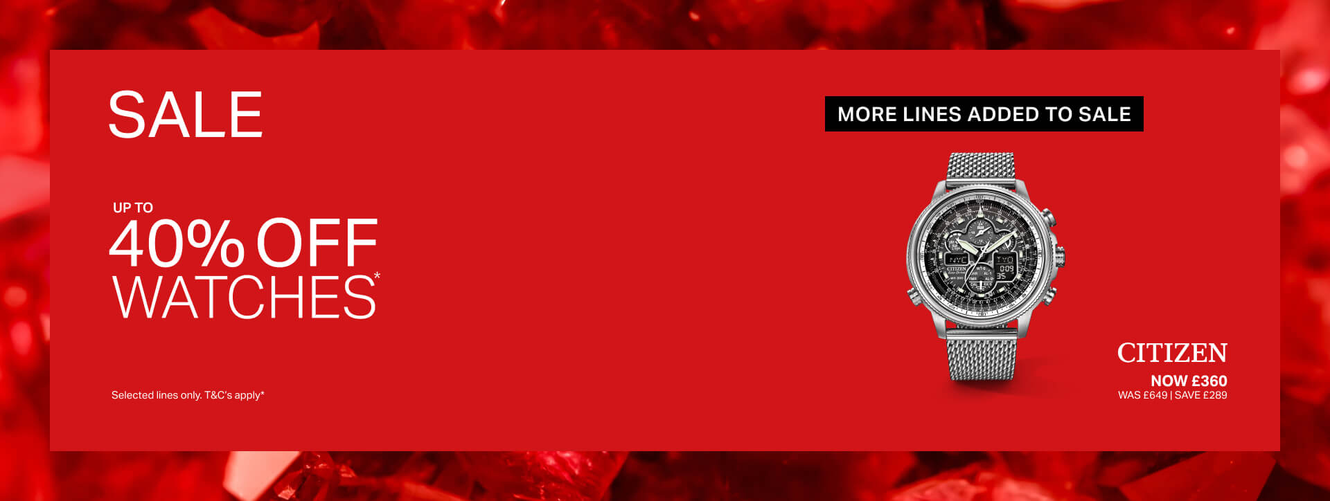 Watches Mid Season Sale 