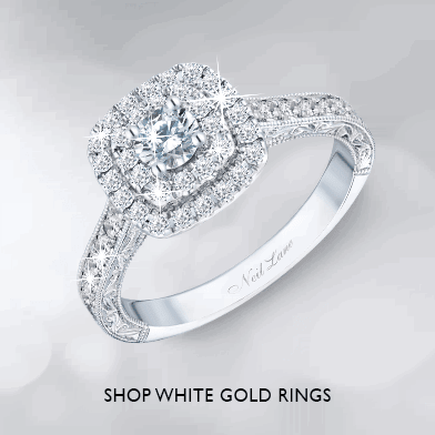 GIA Neil Lane/ HDS Round 14K White Gold Diamond Ring 2.01 cts TW For Sale  at 1stDibs