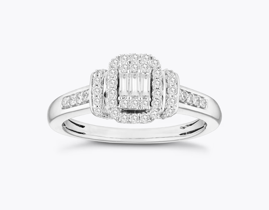 baguette diamond ring