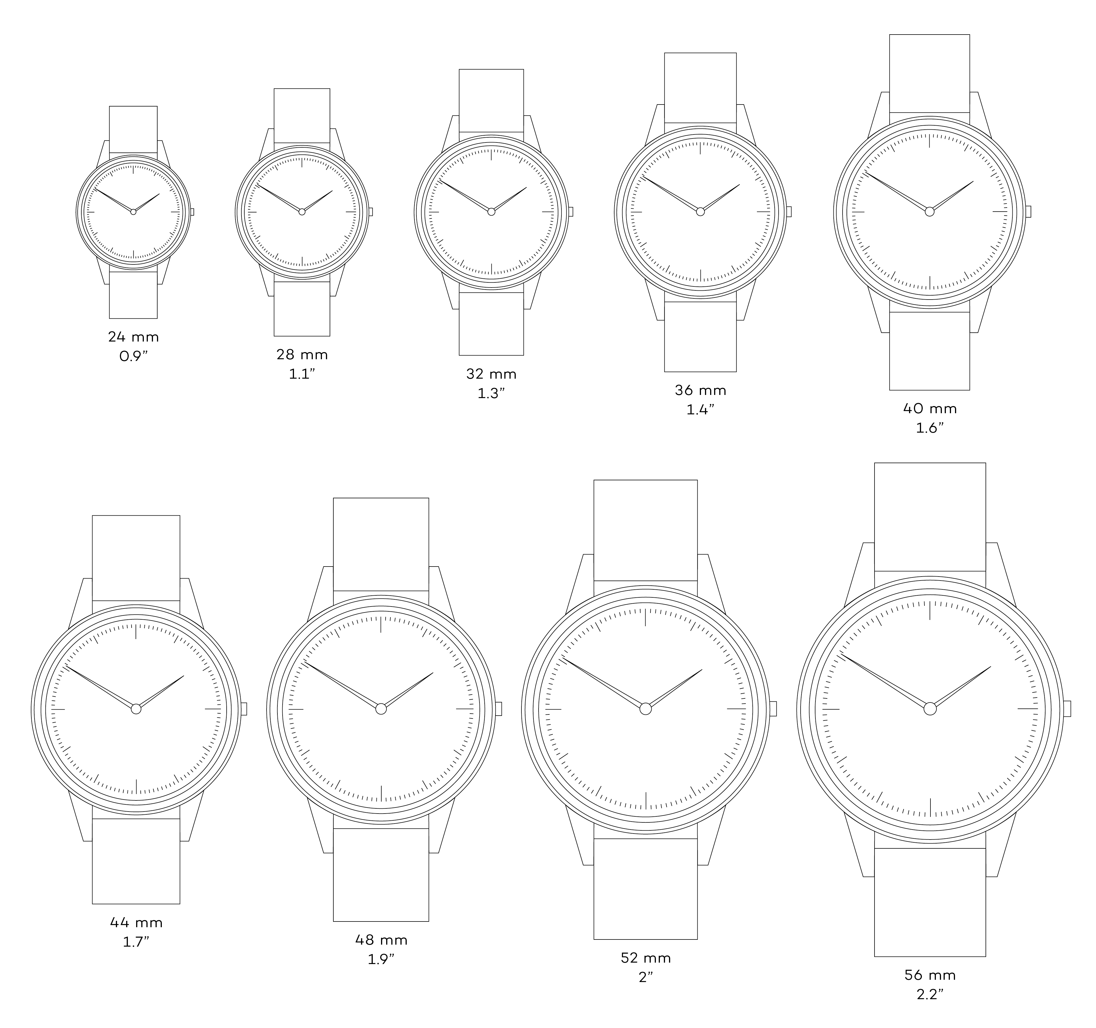 Watches Size Guide | Ernest Jones